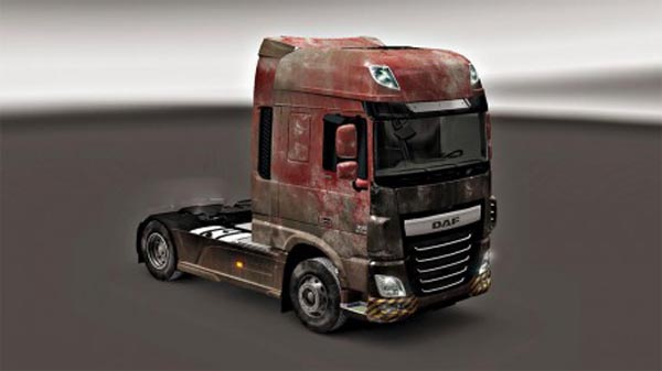 DAF XF Euro6 dirt skin