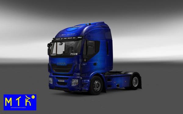 Iveco Hi Way Fantastic Blue Skin