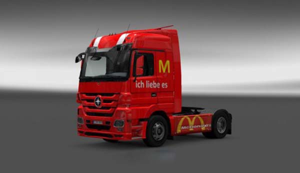 Mercedes McDonalds Paintjob