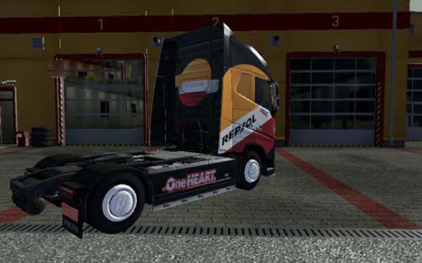 Repsol Volvo skin