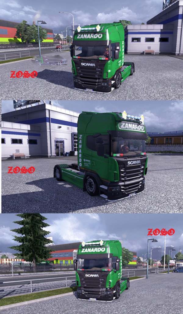 Scania R 2009 Zanardo Logistica Skin