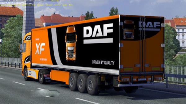 Trailer DAF XF E6 Limited Edition