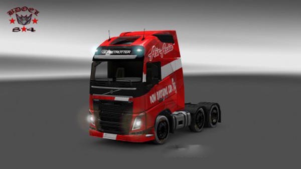 Volvo FH 2012 Air Asia Skin 