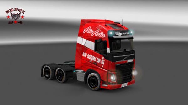 Volvo FH 2012 Air Asia Skin 