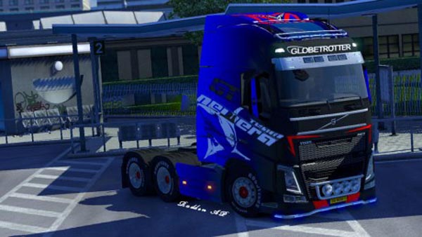 Volvo FH 2012 White Shark Skin