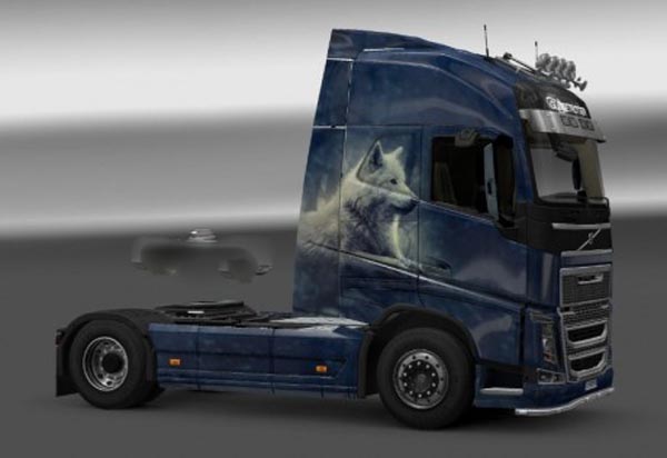 Volvo FH 2012 White Wolf Skin