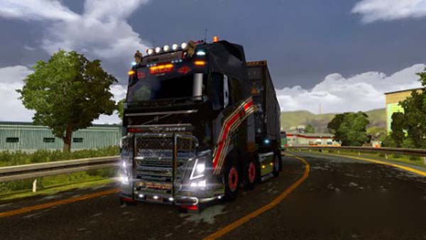 Volvo FH12 black