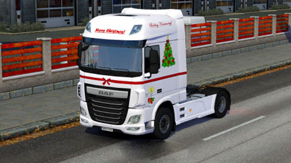 DAF XF Euro 6 Merry Christmas Skin