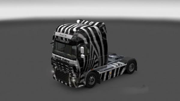 DAF Zebra Skin