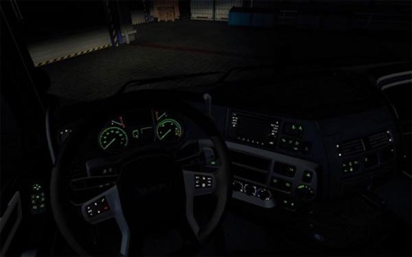 Daf XF E6 gren dashboard