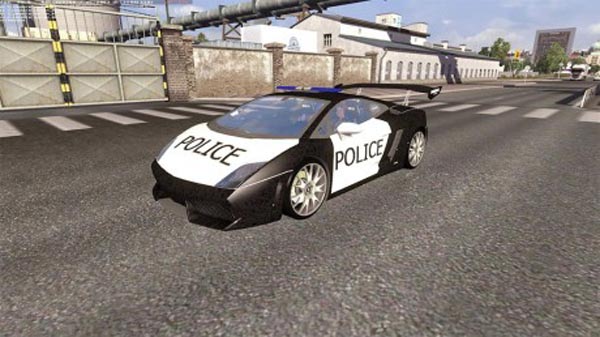 Lamborghini Police AI Traffic Car