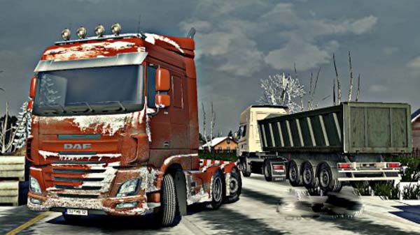 Skin Daf xf euro6-ohaha dirt  snow