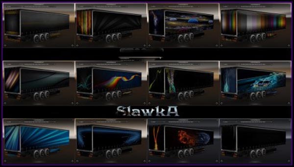 Abstract Trailers Skin Pack