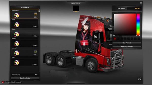 Babymetal truck skin