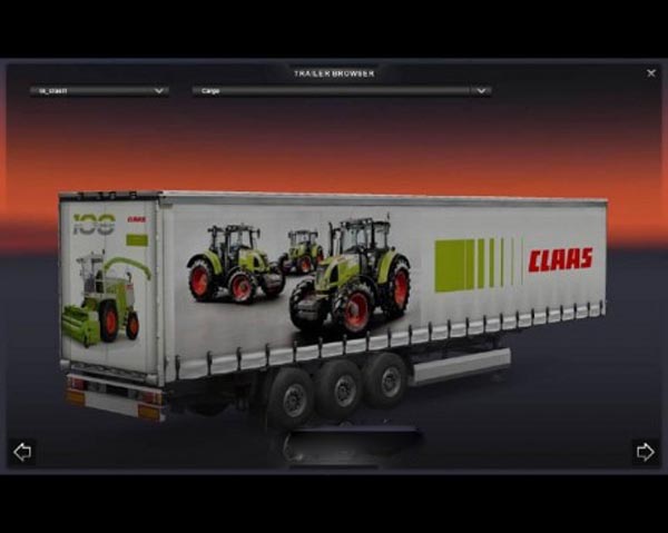 Claas trailer