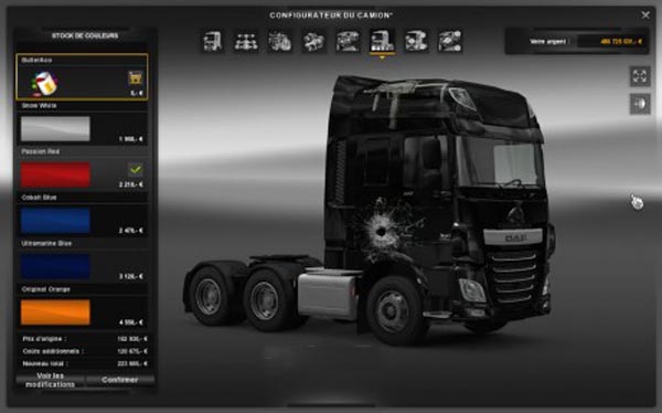 DAF XF Euro 6 Bullet Skin