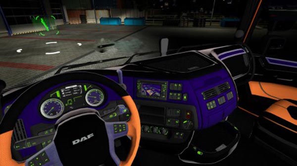 DAF XF Euro 6 Interior + Lighting Interior