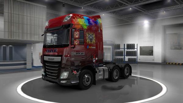 DAF XF Euro 6 Wolf Style Skin