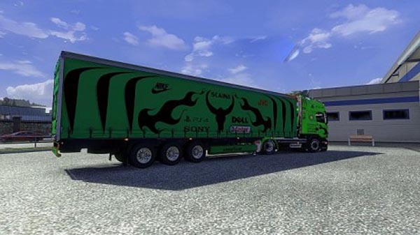 Green Trailer Skin