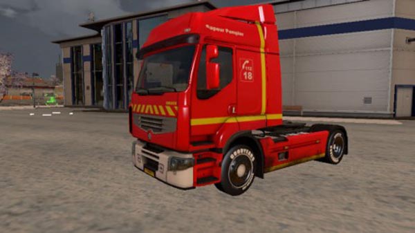 Iveco Premium Sapeur Pompier Skin