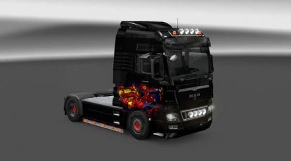 MAN TGX Superman Skin