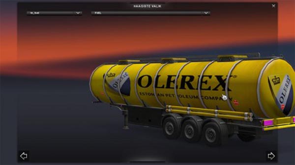 Olerex Estonian Petroleum Company Trailer Skin