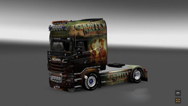 Scania R Gravity Falls Skin