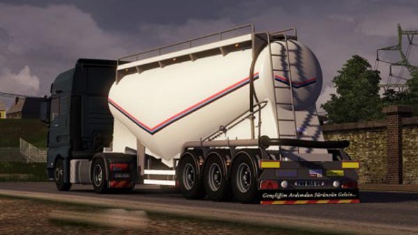 Standalone trailer cement