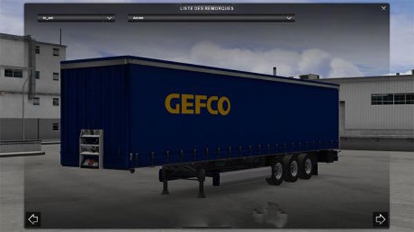 Trailer standalone GEFCO