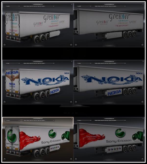 Trailers Skin Pack