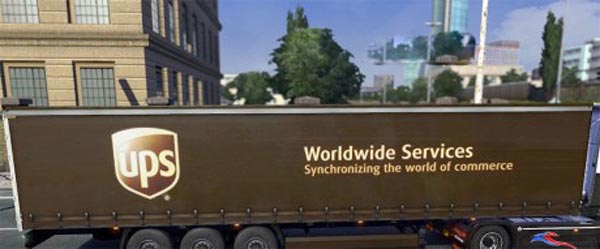 UPS trailer