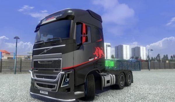 Volvo FH 2012 CookosTrans skin + Trailers
