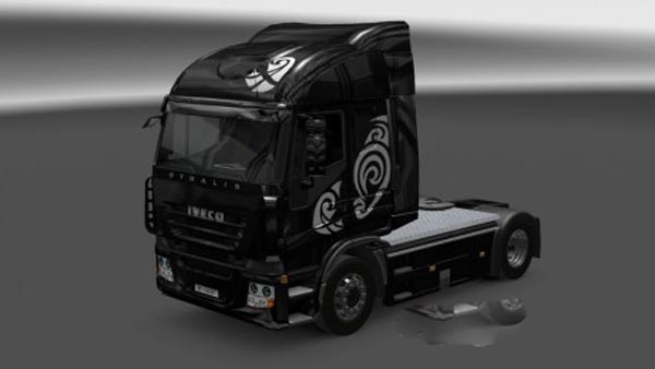 Iveco Stralis All Blacks Skin