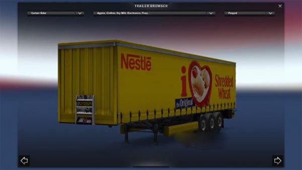 Nestle Shredded Wheat Trailer