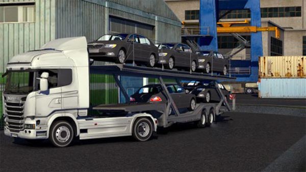 Skoda Superb Car Transporter