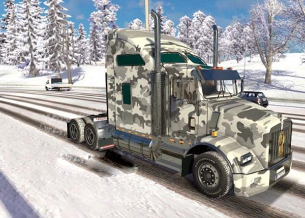 Winter Army Kenworth T800