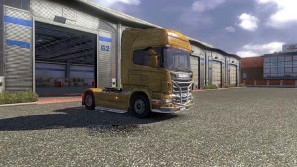 Gold Scania R 2009 