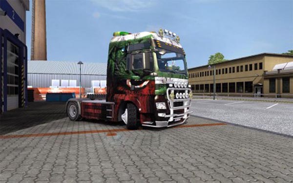 MAN TGX BG Lion skin