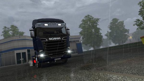 Scania Chrome Sunshield