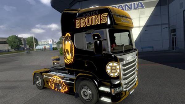 Scania Streamline Bruins Methalic Skin