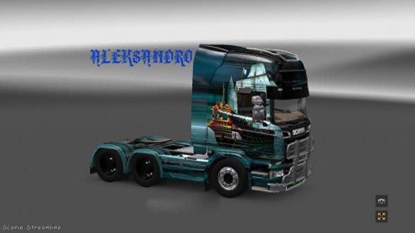 Scania Streamline Fantasy Ship Skin v 2.0