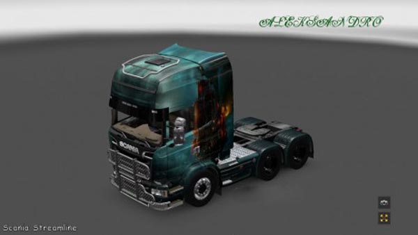 Scania Streamline Fantasy Ship Skin