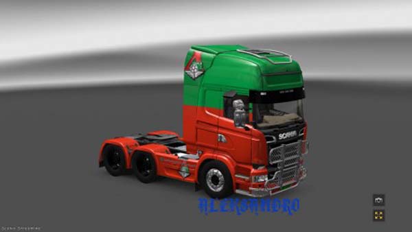 Scania Streamline Lokomotiv Moscow Skin