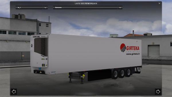 Trailer Lamberet Standalone Girteka