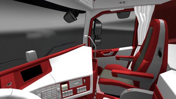 Volvo FH 2012 Red White Interior