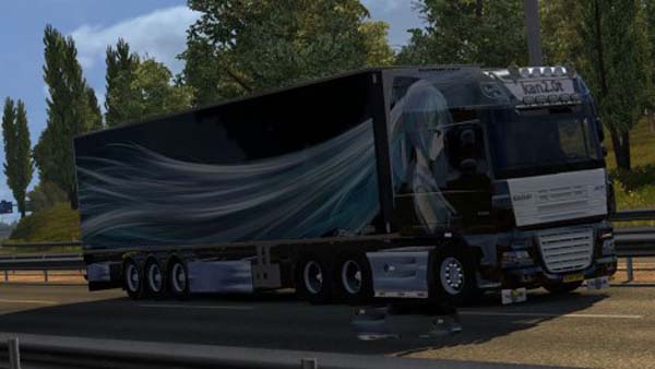 DAF XF 105 Hatsune Miku Combo Pack