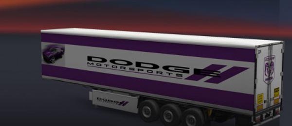 DC Dodge Challenger Trailer Skin