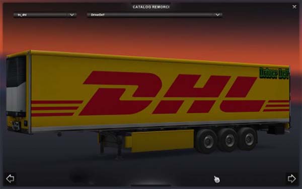 DHL Skin Trailers