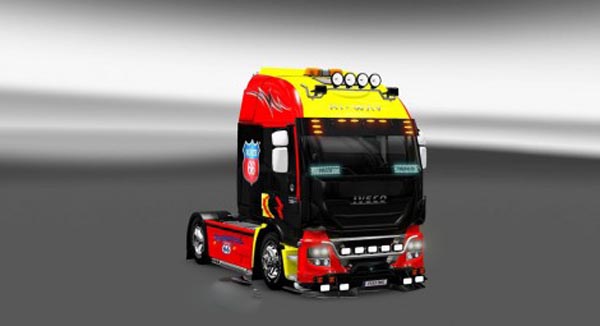 Iveco Hi Way Route 66 Skin + Interior