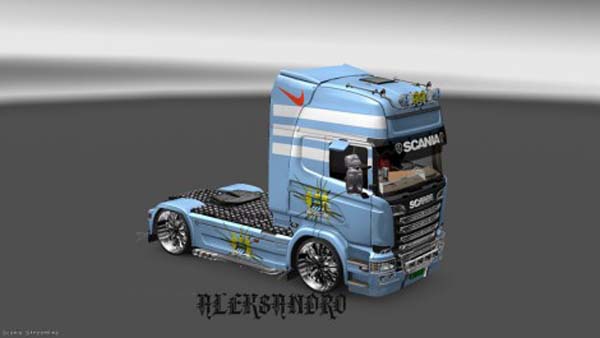 Scania Streamline Manchester City Skin